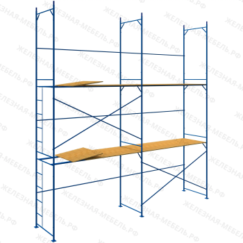 Леса рамные строительные ЛРС-40 6х6 м (2 яруса под настил)
